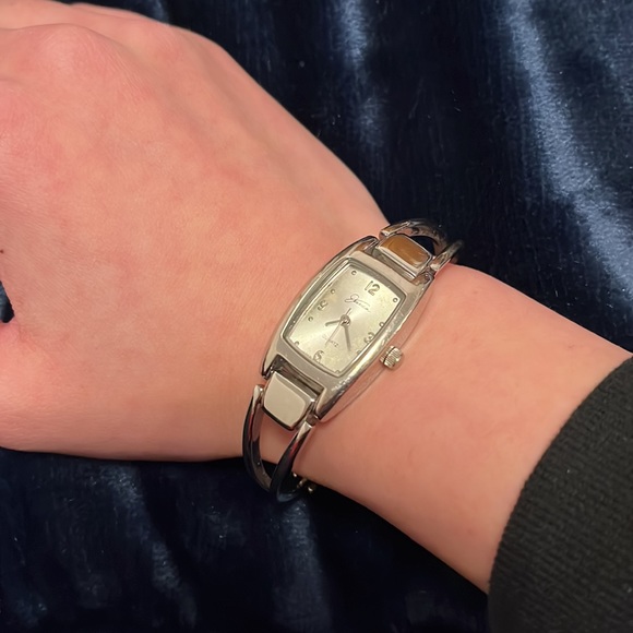 Silver Rectangle Watch - Picture 3 of 3